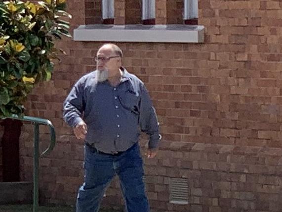 James Justin Wickmann leaves Gympie District Court after pleading guilty to producing marijuana