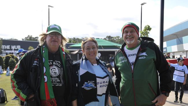 Coffs Harbour league fans were out in force to watch the Cronulla Sharks take on the Gold Coast Titans at C.ex Stadium. Photo: Tim Jarrett