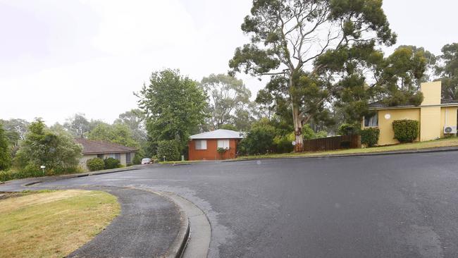 The Kingston street where a Homes Tasmania unit was completely destroyed by arson. Picture: Matt Thompson