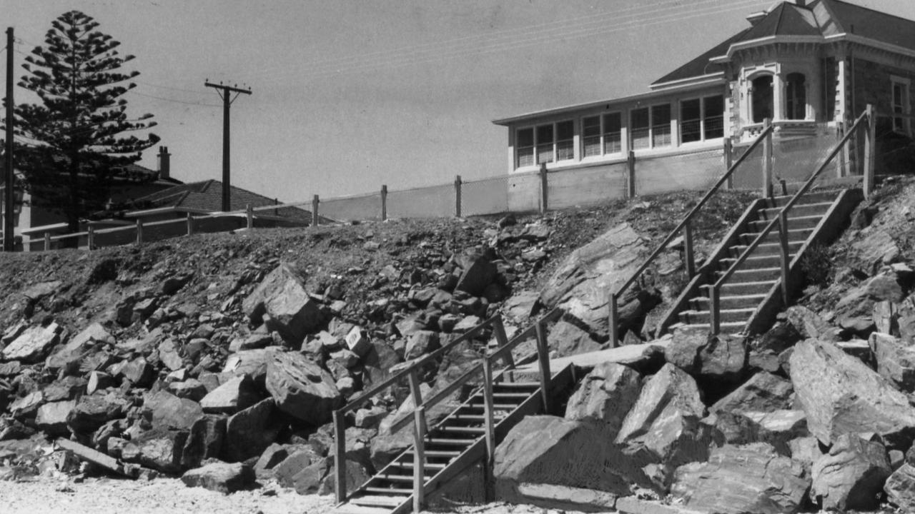 The scene at Somerton Beach on December 1, 1948.