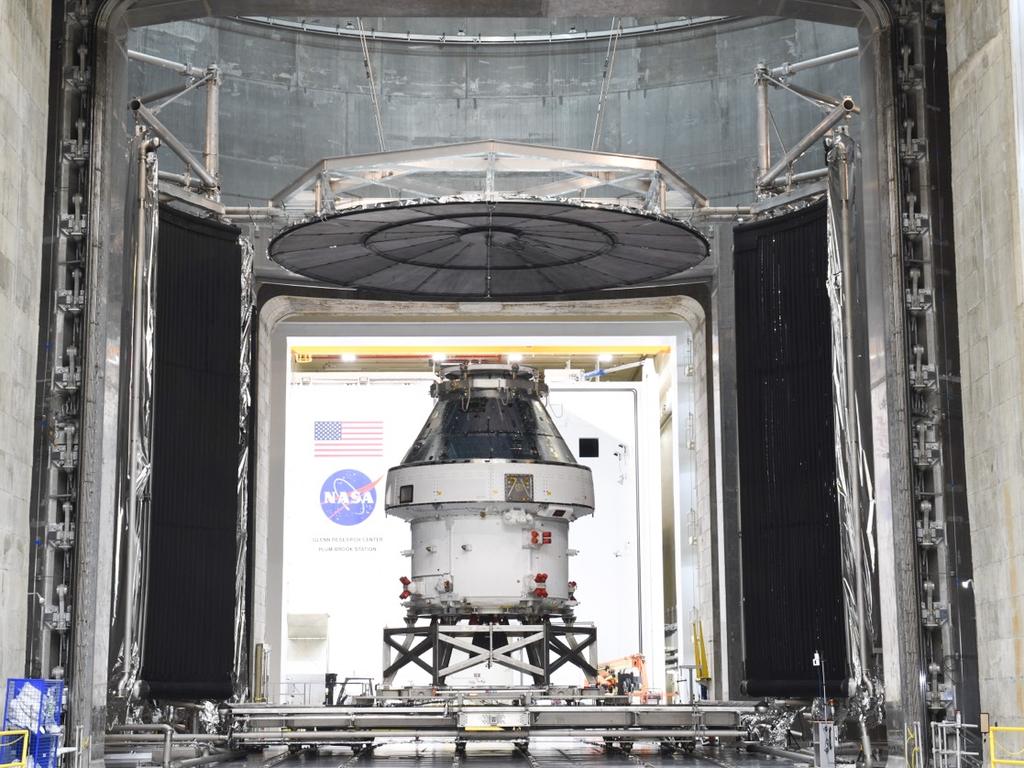 After four months of rigorous testing in the world’s top space simulation facility at NASA, the Orion spacecraft for the Artemis I mission is certified and one step closer to being ready for flight. Picture: NASA