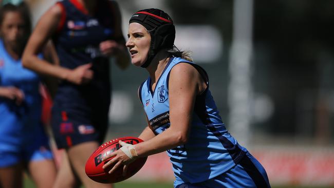 Sturt footballer Ellen Maple in action. Picture: Deb Curtis