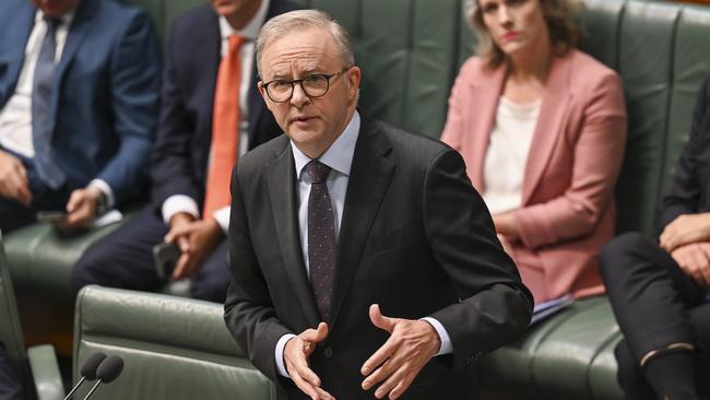 Prime Minister Anthony Albanese broke his election promise to bringing in the Stage 3 tax cuts due to cost-of-living pressures on those with lower incomes. Picture: NCA NewsWire