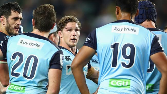 The Waratahs and Brumbies are level on points with one game left in the regular season.