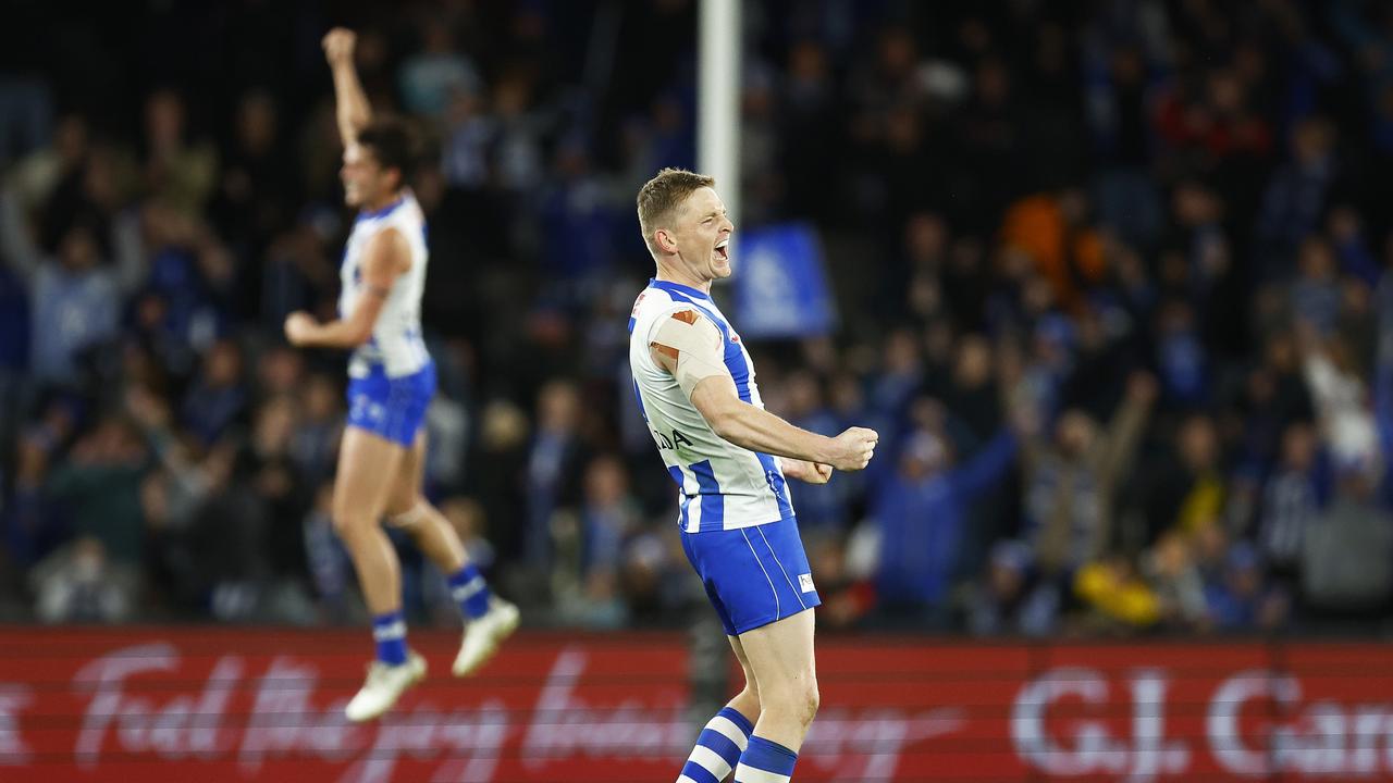 Jack Ziebell after the final siren. Picture: Daniel Pockett/Getty Images