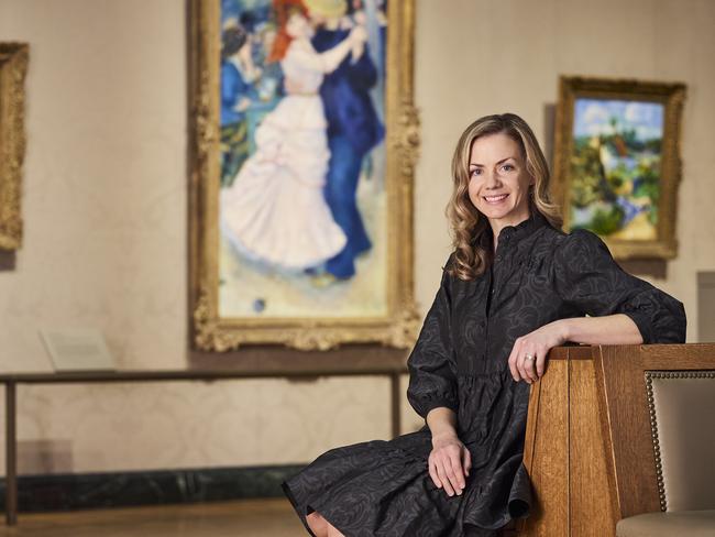 Katie Hanson, curator of paintings at Museum of Fine Arts, Boston. Picture: Pat Piasecki