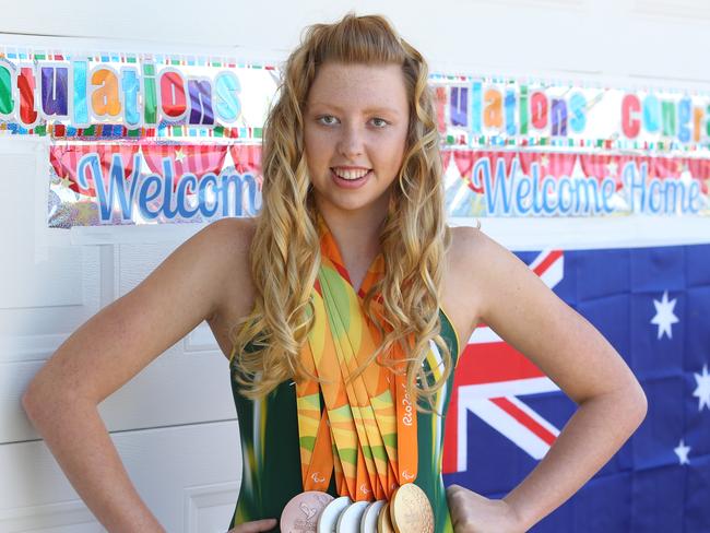 BCM Sport. Lakeisha "Lucky" Patterson, paralympic swimmer returning home to Caboolture with two golds, three silvers and a bronze from Rio.