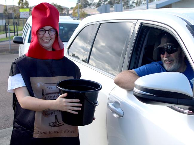 MacKillop Catholic College, Warnervale,  Year 12 students participated in a Charity Day in their final week to raise funds for causes chosen by that year's cohort. Picture: Supplied