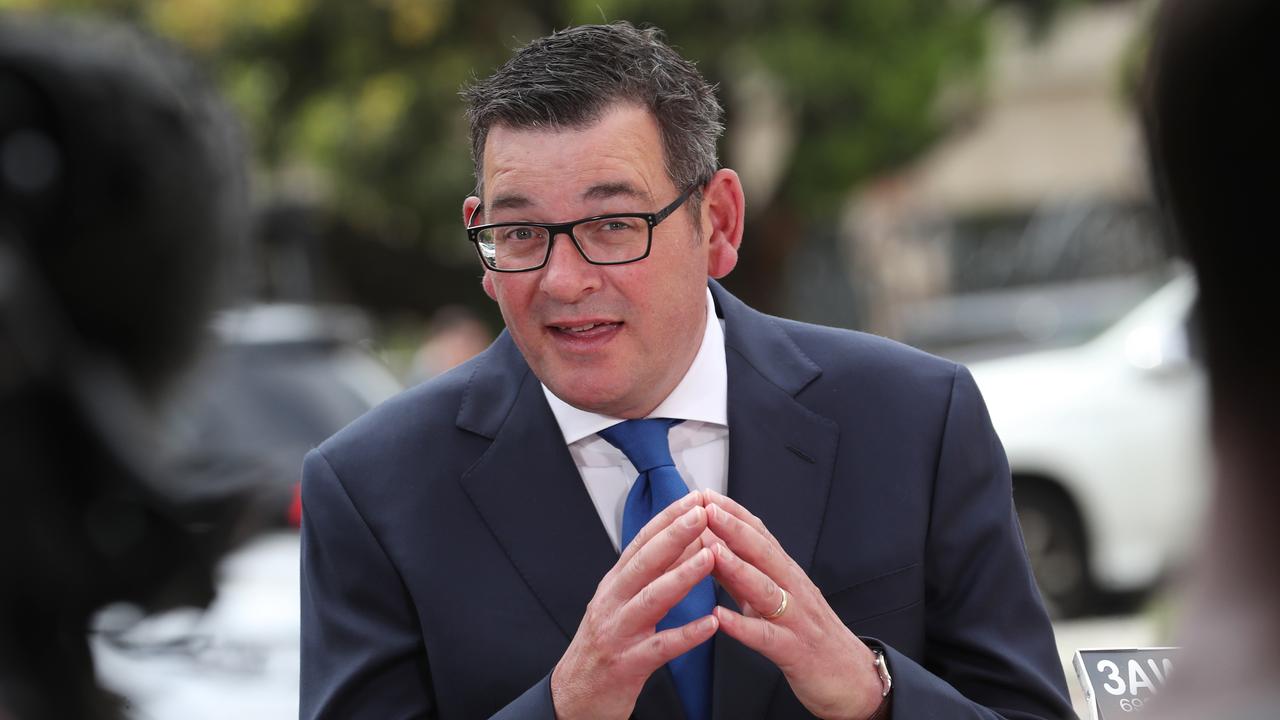 Premier Daniel Andrews has thrown his support behind a Covid vaccine rollout in schools. Picture: NCA NewsWire / David Crosling