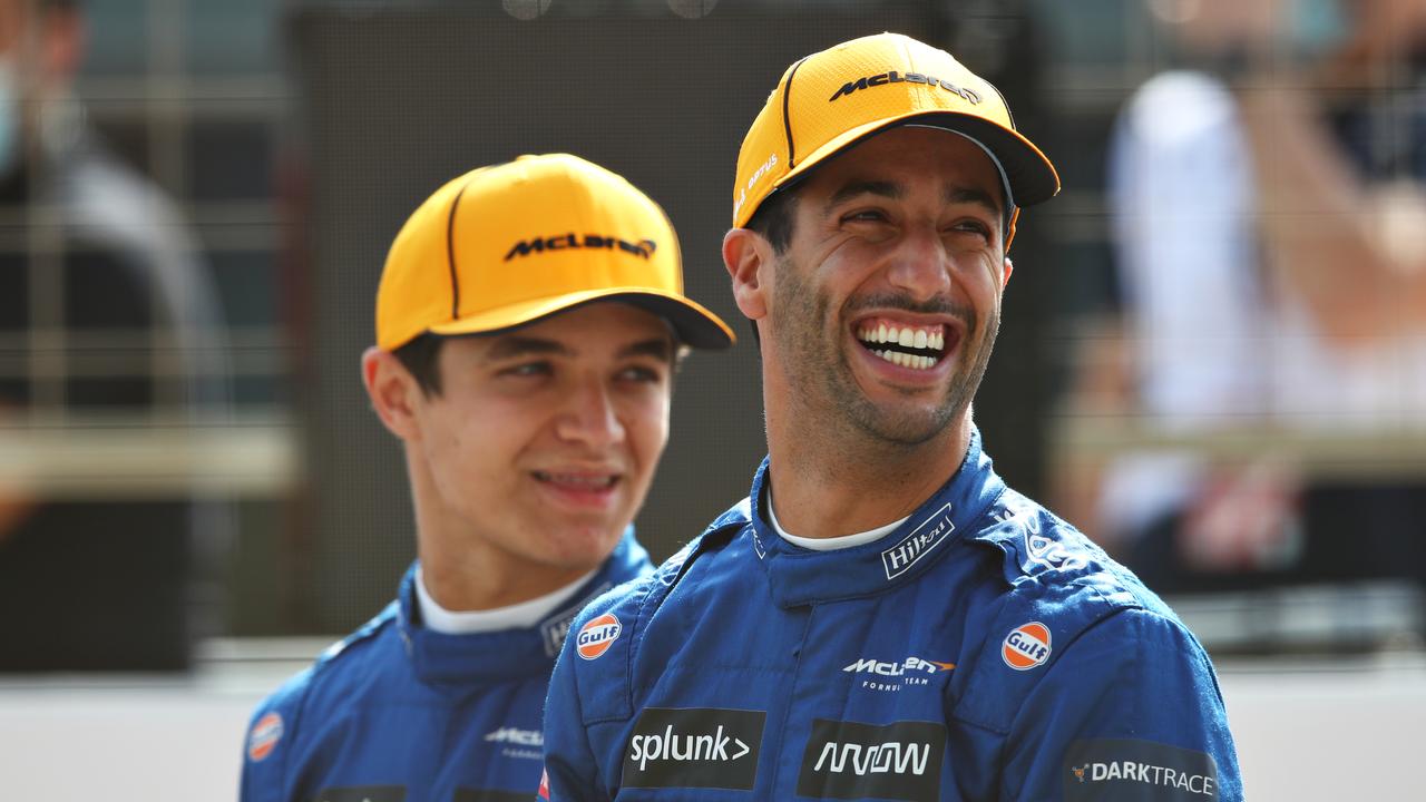 Daniel Ricciardo dan Lando Norris akan kembali bermain untuk McLaren.  (Foto oleh Joe Portlock/Getty Images)