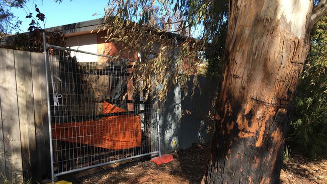 One fire burnt through the park’s fence and a neighbour’s fence.