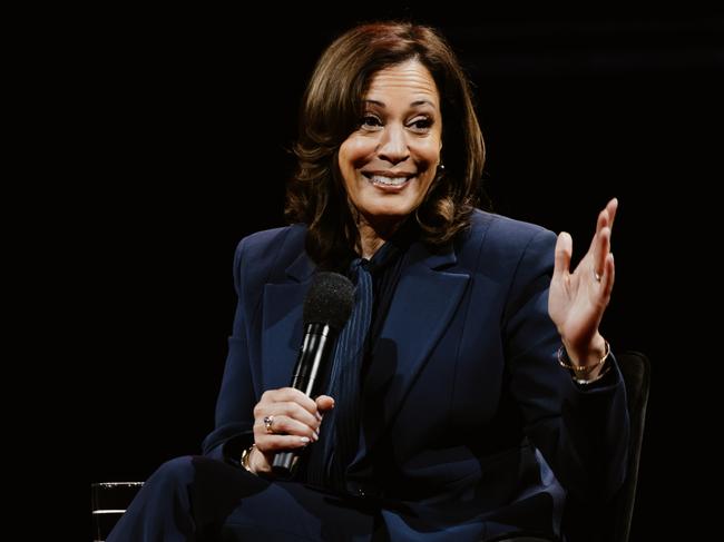 GOLD COAST, AUSTRALIA, NewsWire Photos, 25th MAY 2025: Former US Vice President and Democtatic nominee Kamala Harris attends the 2025 AREC Convention at the Gold Coast Convention and Exhibition Centre, Broad Beach, Queensland. Picture: NewsWire / Social Focus