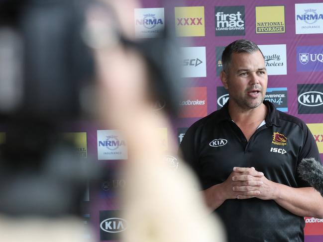 Brisbane coach Anthony Seibold. Picture: AAP Image/Jono Searle