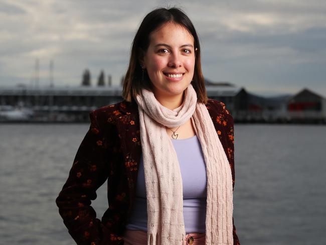 Nicole Currie will graduate with a Masters of Marine and Antarctic Science from UTAS.  Picture: Nikki Davis-Jones