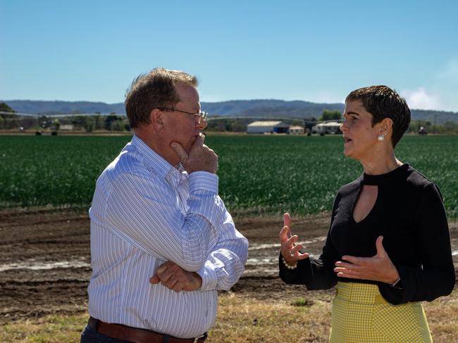 Lockyer Valley and Somerset Water Collaborative Chair Stephen Robertson and Lockyer Valley Regional Council Mayor Tanya Milligan discuss the $1.4 million funding boost for a business case to ensure water security in the region.