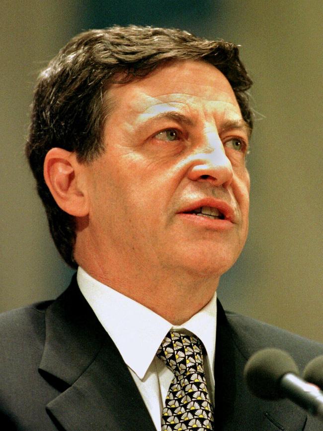 Environment Minister Robert Hill addressed the 1997 UN conference on climate change.