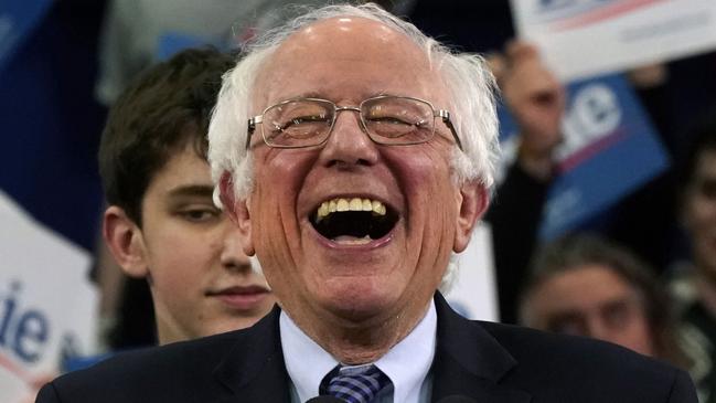 Friend or foe? Democratic presidential hopeful Vermont Senator Bernie Sanders. Picture: Timothy A. Clary/AFP