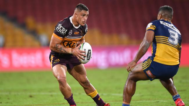 Kotoni Staggs faces a stint on the sidelines. Picture: Scott Davis/NRL Photos