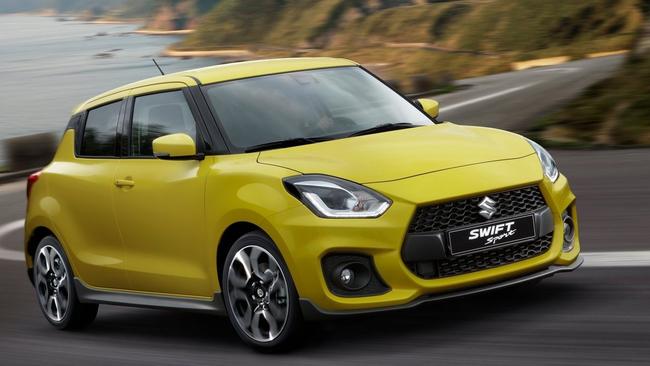 The 2018 Suzuki Swift Sport. Picture: Supplied.