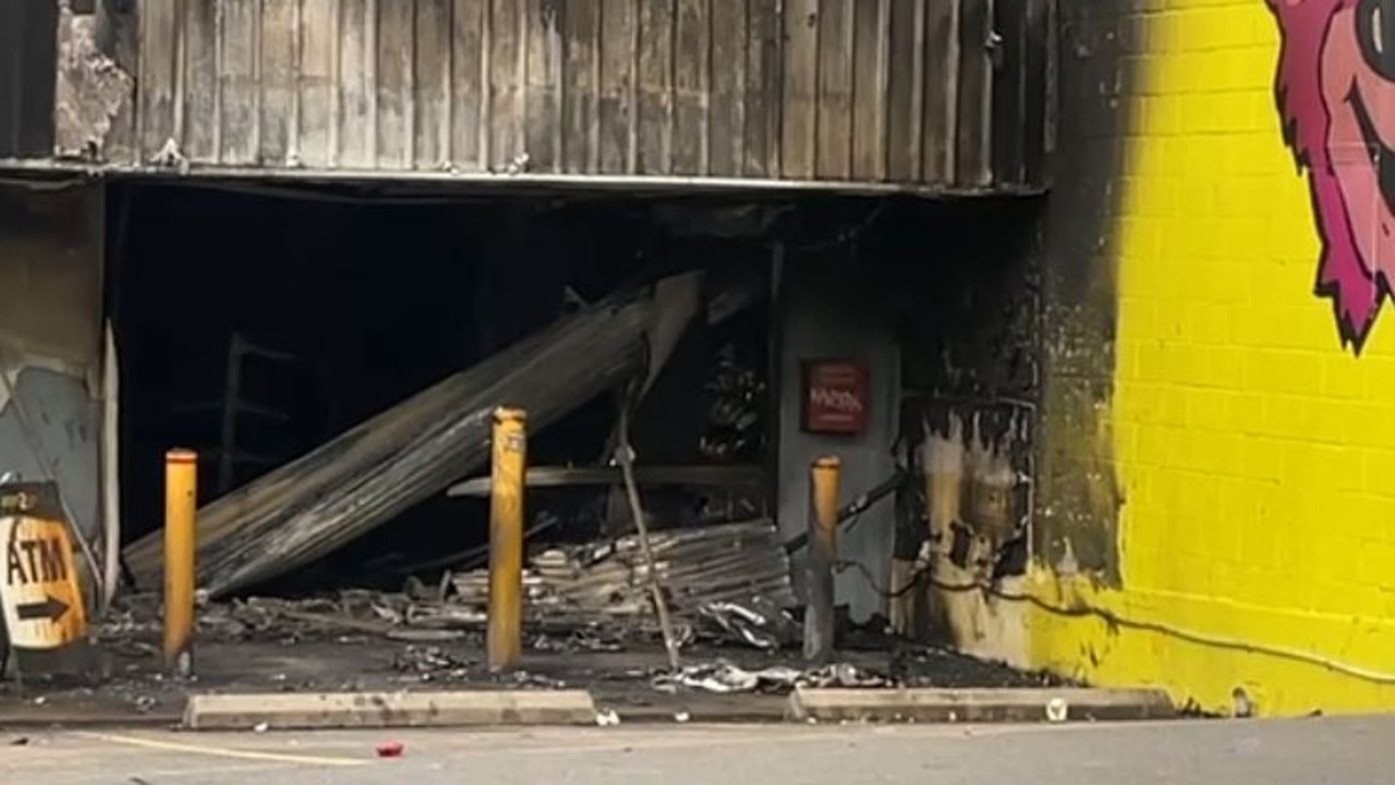 A Browns Plains tobacco shop has been destroyed in what police have deemed a suspicious fire. Picture: Iwan Jones