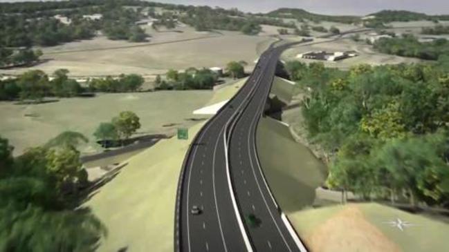 Nexus flyover of Toowoomba bypass