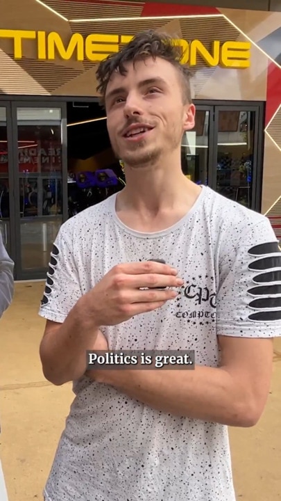 Gen Z voter Hunter says: 'Politics is great'
