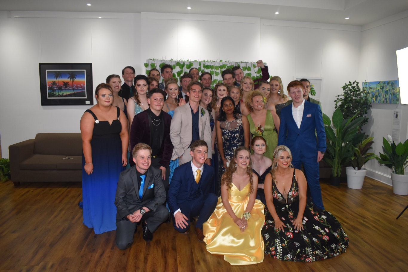 <p>The students get ready to celebrate the St James Lutheran College formal.</p>