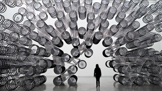 Forever Bicycles by Ai Wei Wei is another artwork to raise eyebrows on the global exhibition circuit.