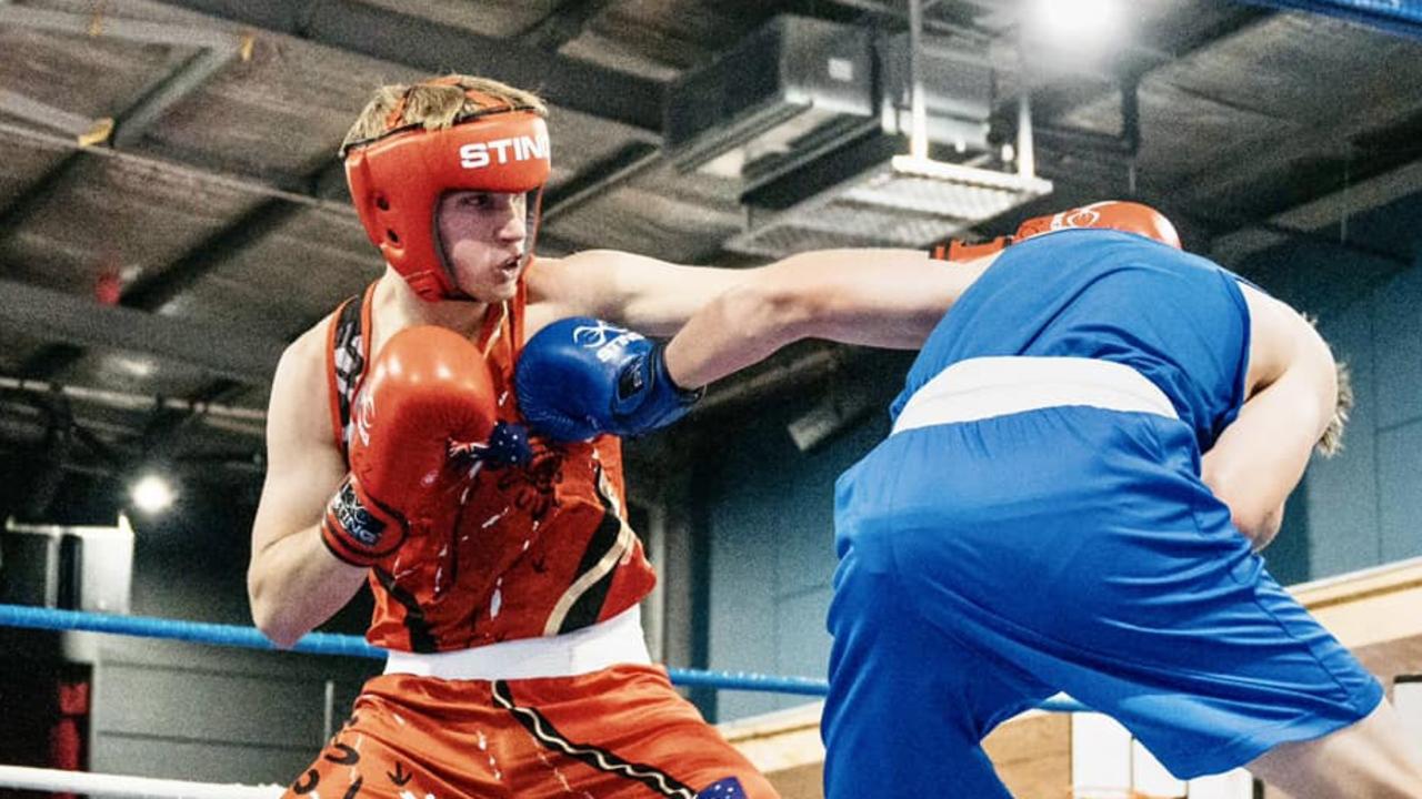 Judd Alderton in action at an international boxing tournament in Germany. Photo: Contributed.