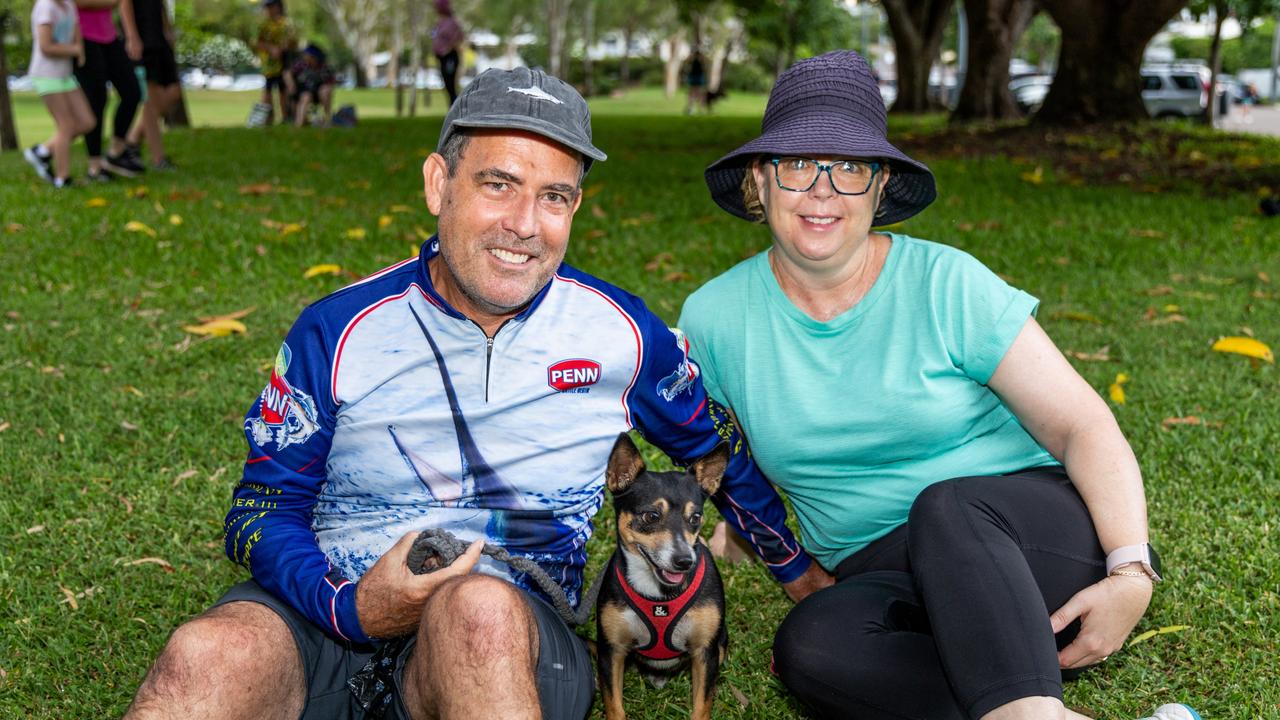 Trish and Mark Ivory with dog Ralphy