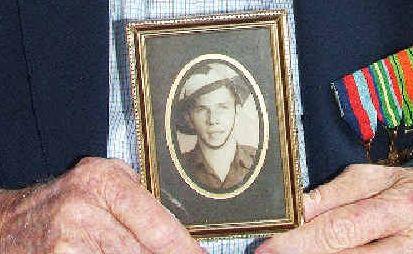 Lived to tell the story: Ballina man Stanley McTackett was one of the soldiers who fought the Japanese on the Kokoda Track during World War II.