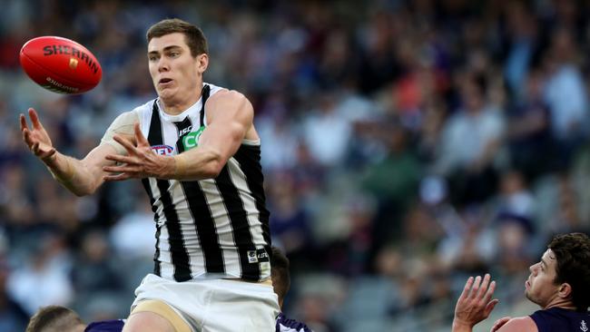 Mason Cox didn’t play when the Magpies met the Eagles in Round 17. He will be a big inclusion next Saturday