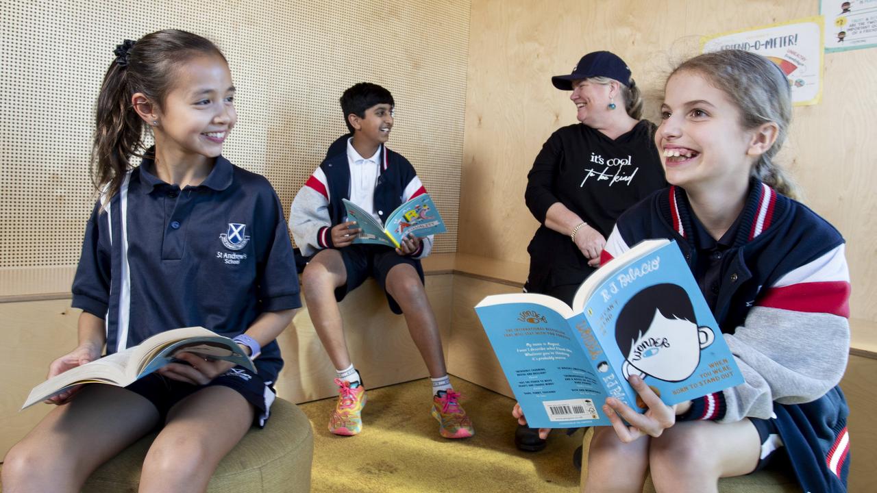 St Andrew's School in Walkerville have aintroduced a wellbeing program to help students navigate friendships and conflict. Picture: Brett Hartwig