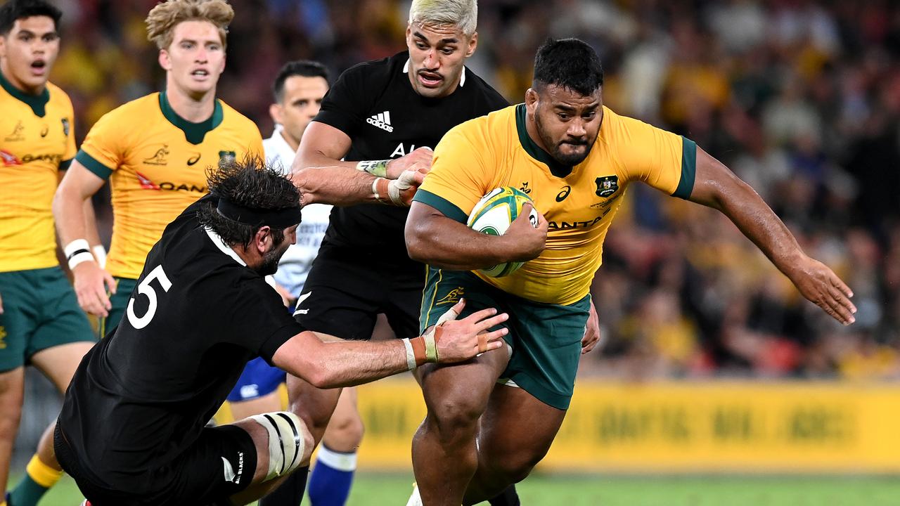 The Wallabies are considering how best to use Taniela Tupou. Photo: Getty Images