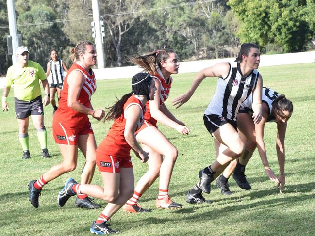 AFL Capricornia senior women’s grand final, Yeppoon Swans versus Rockhampton Panthers, Rockhampton Cricket Grounds, September 10, 2022.
