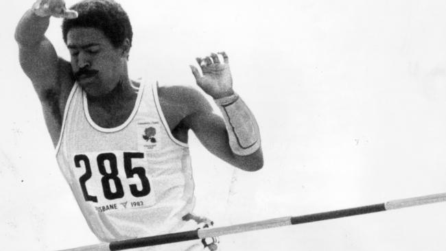 Thompson said he was more comfortable pole vaulting than riding a bike.