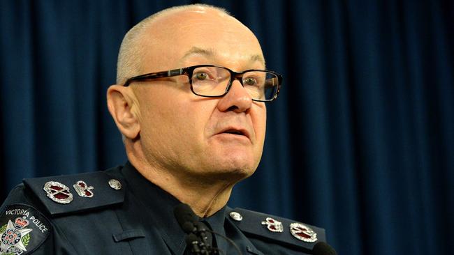 Former Victoria Police chief commissioner Ken Lay. Picture: Steve Tanner