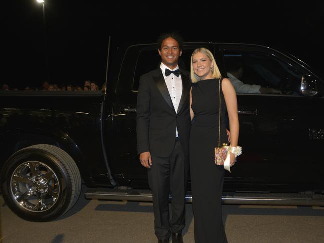 Lyucian King-Togia and Abbey Bradley at the Our Lady of the Southern Cross College Formal May 24th 2024