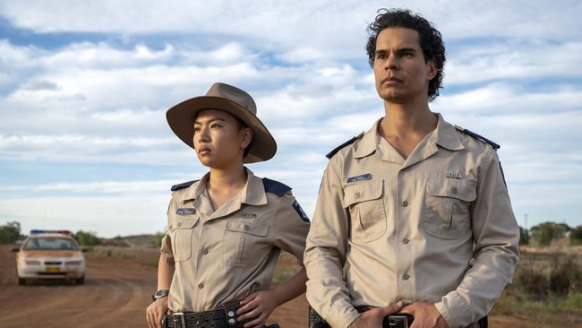 Grace Chow as Cindy &amp; Mark Coles Smith as Jay Swan, Mystery Road Origin