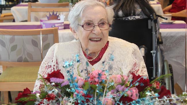 Great-grandmother Beatrice Tessier, who was the first woman elected to Douglas Shire Council, recently celebrated her 100th birthday. Picture: Supplied