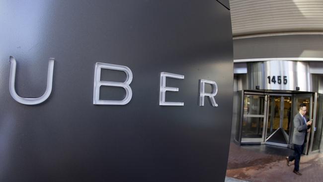 The Uber headquarters in San Francisco. Pictture: AP Photo/Eric Risberg