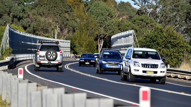 Campbelltown MP Greg Warren wants to see north and south on/off ramps built in the first stage. Picture: Joel Carrett