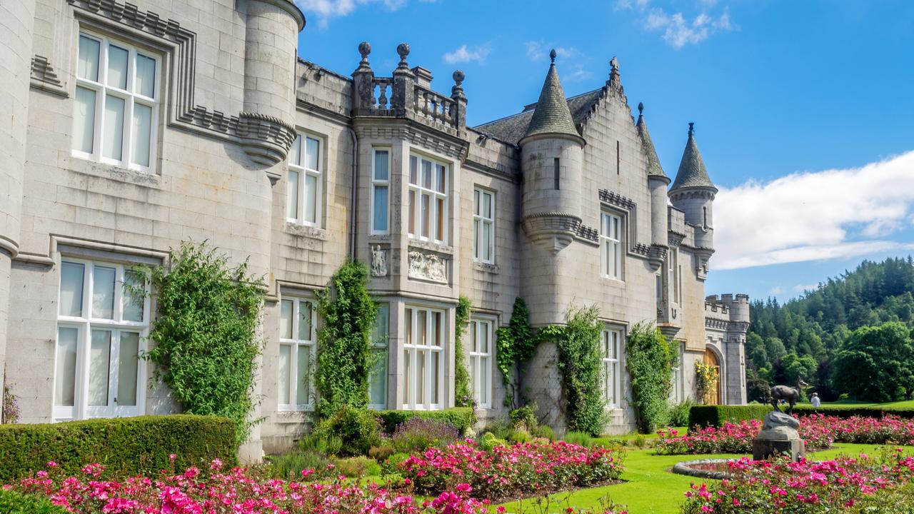 Balmoral Castle was the summer home of the Queen of England.