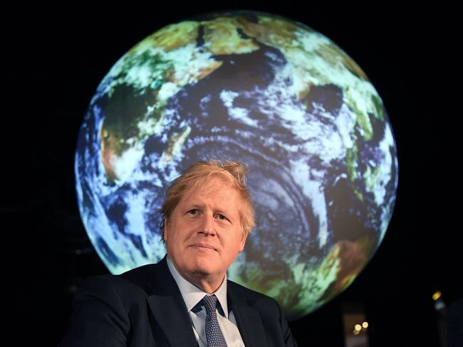 Britain's Prime Minister Boris Johnson has targets he wants to meet like other world leaders. Picture: AFP