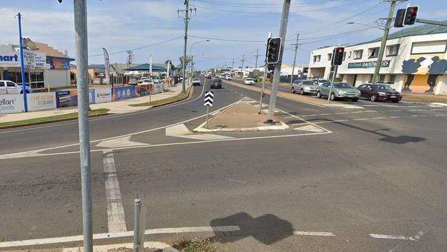 The intersection of Scotland and Princess Sts, the scene of a crash on Saturday night.