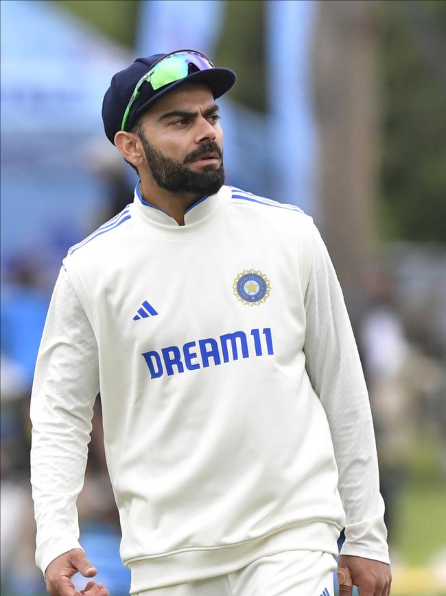 Virat Kohli hasn’t revealed the reason why. Photo by Sydney Seshibedi – Gallo Images/Getty Images