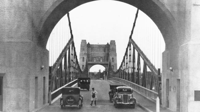 Not much has changed for the Walter Taylor bridge since it was pictured here in 1936. Picture: Supplied