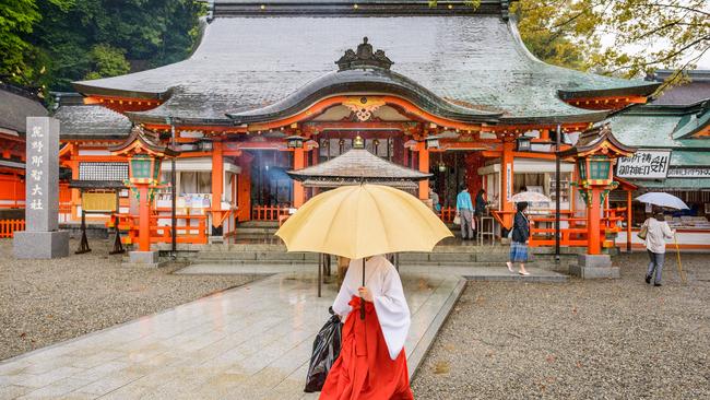 Nachi Taisha Shrine on the Kumano Kodo pilgrimage route.