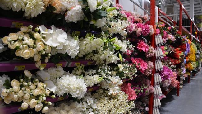 The artificial flowers range will no doubt be a hit for weddings and other events. Picture: NCA NewsWire/Rebecca Le May