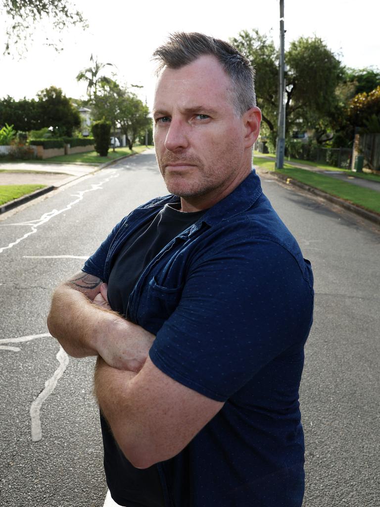 Damion Douglass, founder of the Rochedale South crime watchers. Picture: Liam Kidston